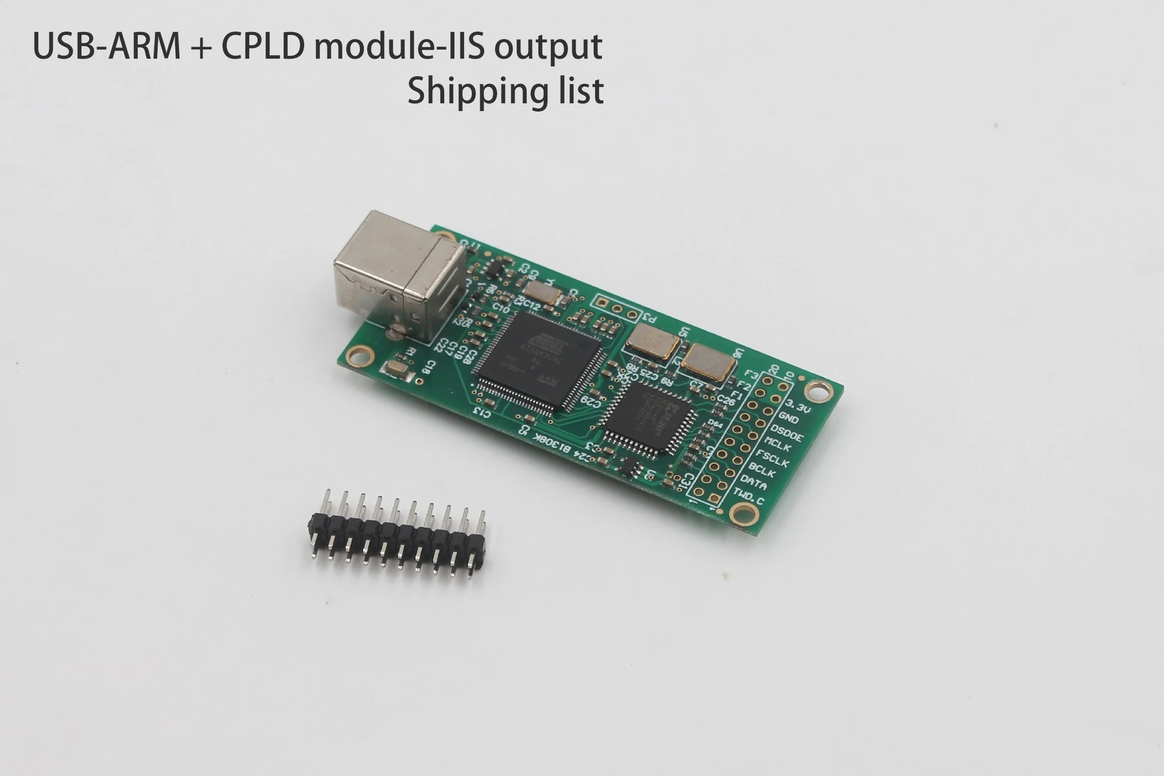 USB ARM CPLD ES9038Q2M ES9038 Q2M ies DSD оптический коаксиальный IIS/DSD DOP 384 кГц входной декодер DAC выход для наушников аудио Плата усилителя - Цвет: USB ARM CPLD