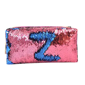 

Mermaid Sequin Pencil Case Cosmetic Makeup Coin Pouch Storage Zipper Purse Bag z8070