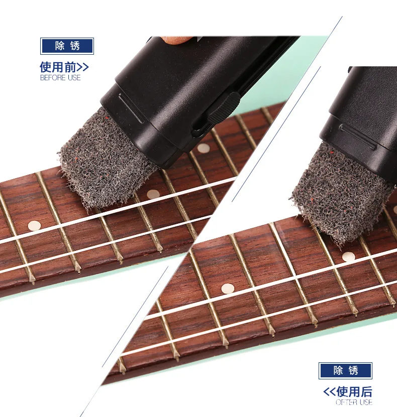 Prefox Guitar String Maintenance наборы для ухода за волосами ручка для удаления ржавчины Ручка для удаления ржавчины защищает струнное масло для очистки