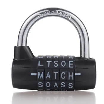 

5-digit Letter Lock, Password Code Large Gym, Locker, Secret Room, Prop Padlock SZS-001