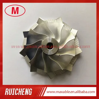 

TD04HL 39.60/51.00mm 9+0 blades turbocharger point milling Snake Curve billet/milling/aluminum2618 compressor wheel