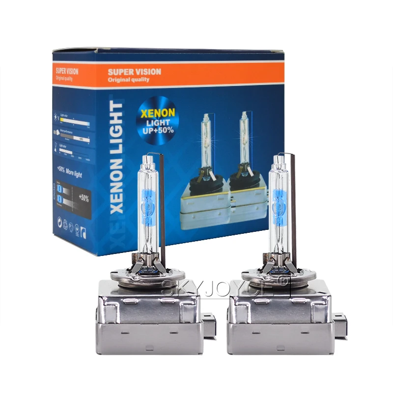 HIDLT 2020 New 2PCS UV Free Super Vision 5500K D1S Xenon Bulbs Metal Base Coating Layer Car Light D1S D3S HID Xenon Lamps (3)