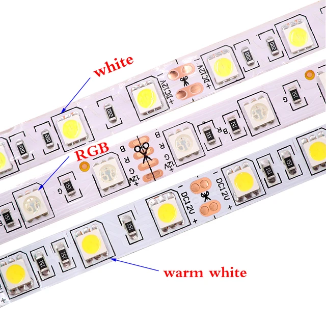 YUNBO 12V LED Streifen Naturweiß, 5M LED Strip Selbstklebend 4000K, SMD  2835 Schmal 4mm Breit 120LED/M IP20 DIY Lichtband für Innen Heim Küche  Deko,Nicht Netzteil : : Beleuchtung