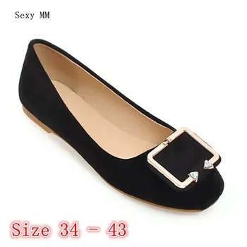 

Shoes Woman Slip On Shoes Loafers Girl Ballet Flats Women Flat Shoes Soft Comfortable Plus Size 34 - 40 41 42 43