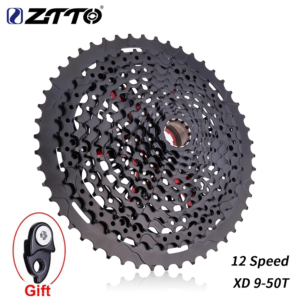 ZTTO Кассета для горного велосипеда MTB 12 Скоростей 9-50T XD кассета черная 532g s k7 mtb