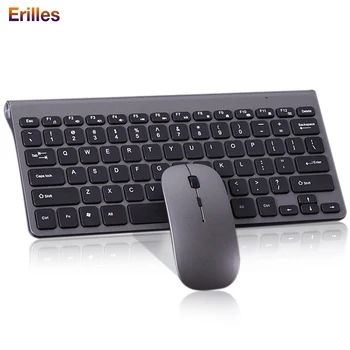 

Ultra-Thin Portable Wireless Keyboard and Mouse Combo 78 Keys Noiseless 2.4G Keyboard Mouse for Mac/Dell/Lenovo Win XP/10 TV Box
