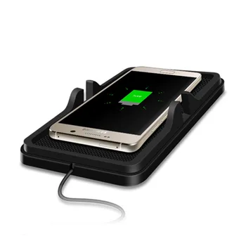 

Wireless Charger Anti-skid Silicone Charging Pad Fast Charging Mat for Smartphone F-Best