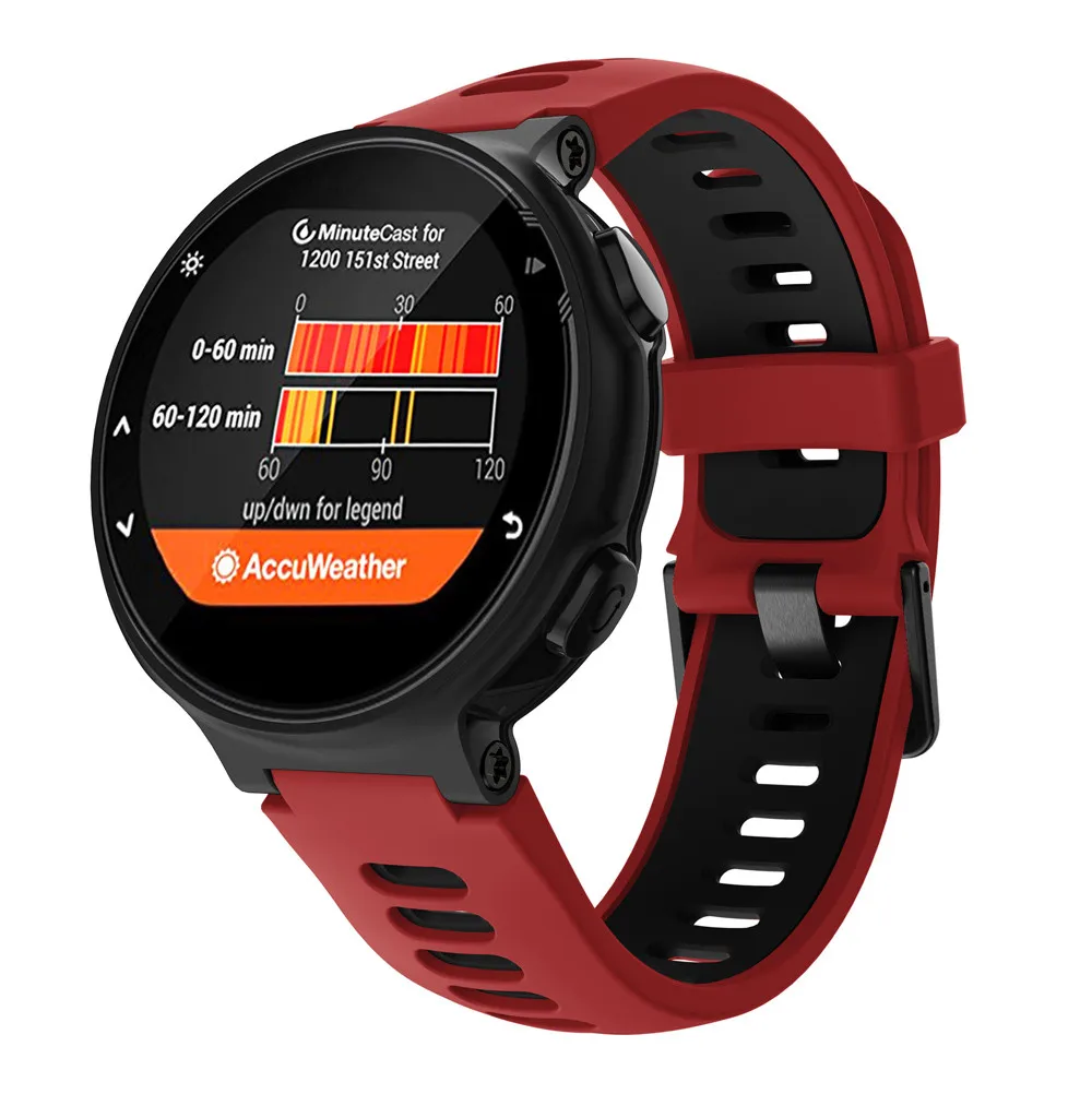 Силиконовый спортивный ремешок для наручных часов для Garmin Forerunner 735XT ремешок для часов заменить Garmin Forerunner 230/235/620/630/735XT группа