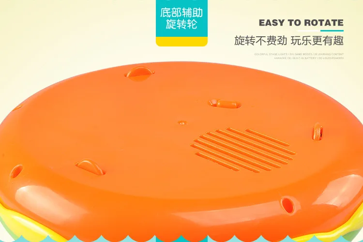 Douyin Детский Музыкальный барабан с микрофоном для раннего возраста, музыкальная карусель, детская развивающая игрушка, ручной барабан