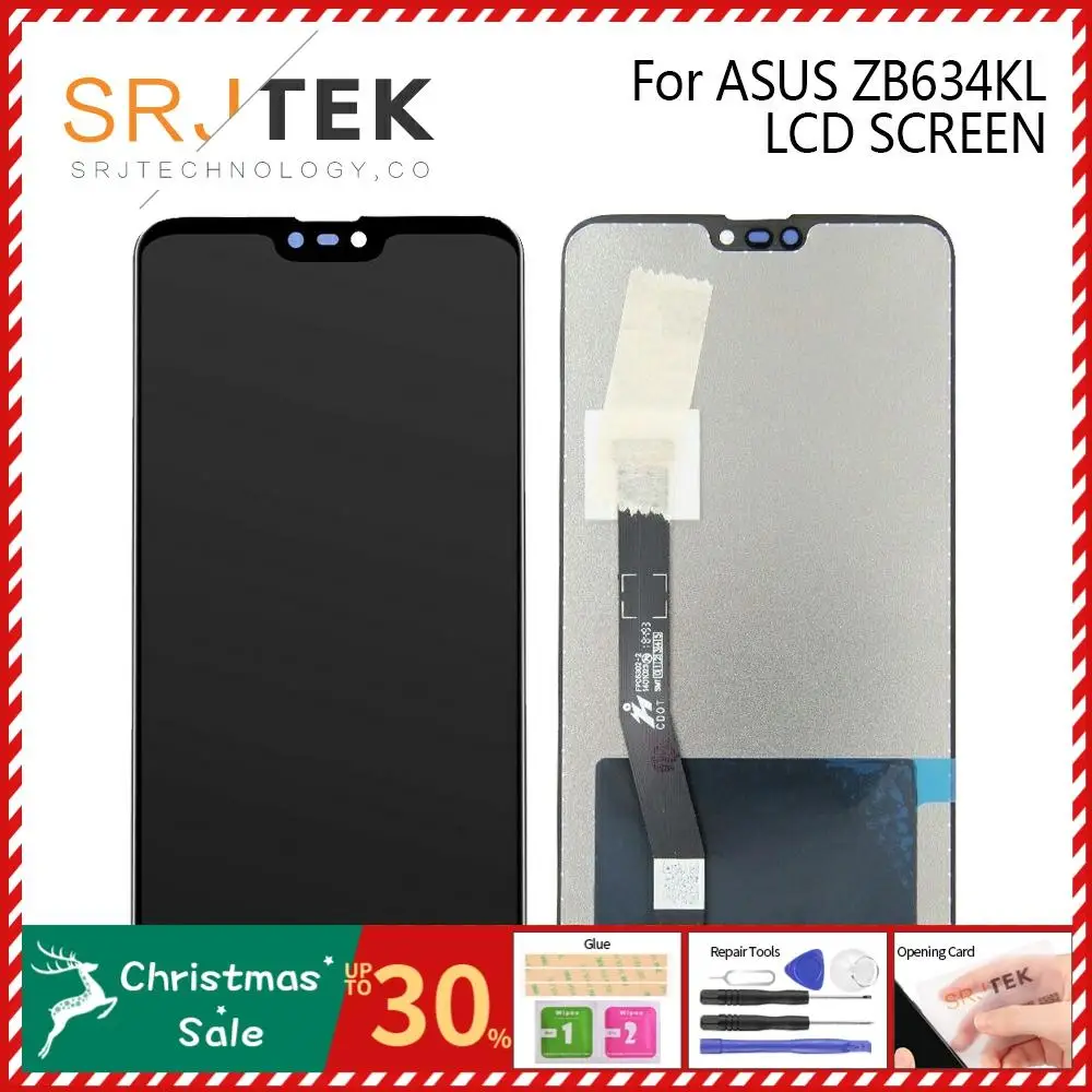 6,2" дисплей для Asus Zenfone Max Plus(M2)/Shot ZB634KL lcd кодирующий преобразователь сенсорного экрана в сборе для Asus ZB634KL lcd