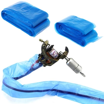 

100Pcs/Set Tattoo Clip Cord Sleeves Disposable Plastic Hygiene Machine Cover Bag