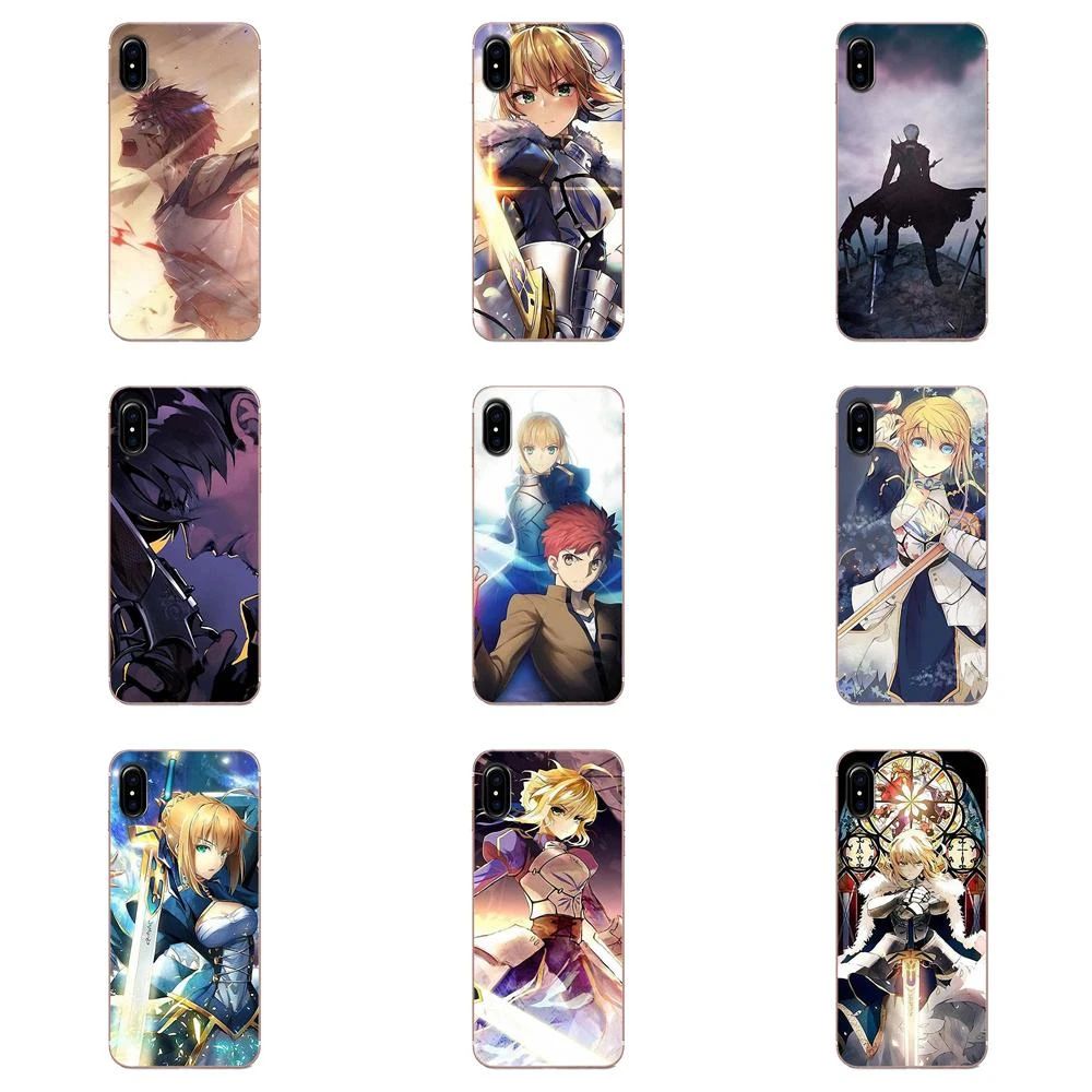 Tpu Covers Case Fate Zero Stay Night Saber For Samsung Galaxy Note 5 8 9 S3 S4 S5 S6 S7 S8 S9 S10 5g Mini Edge Plus Lite Phone Case Covers Aliexpress