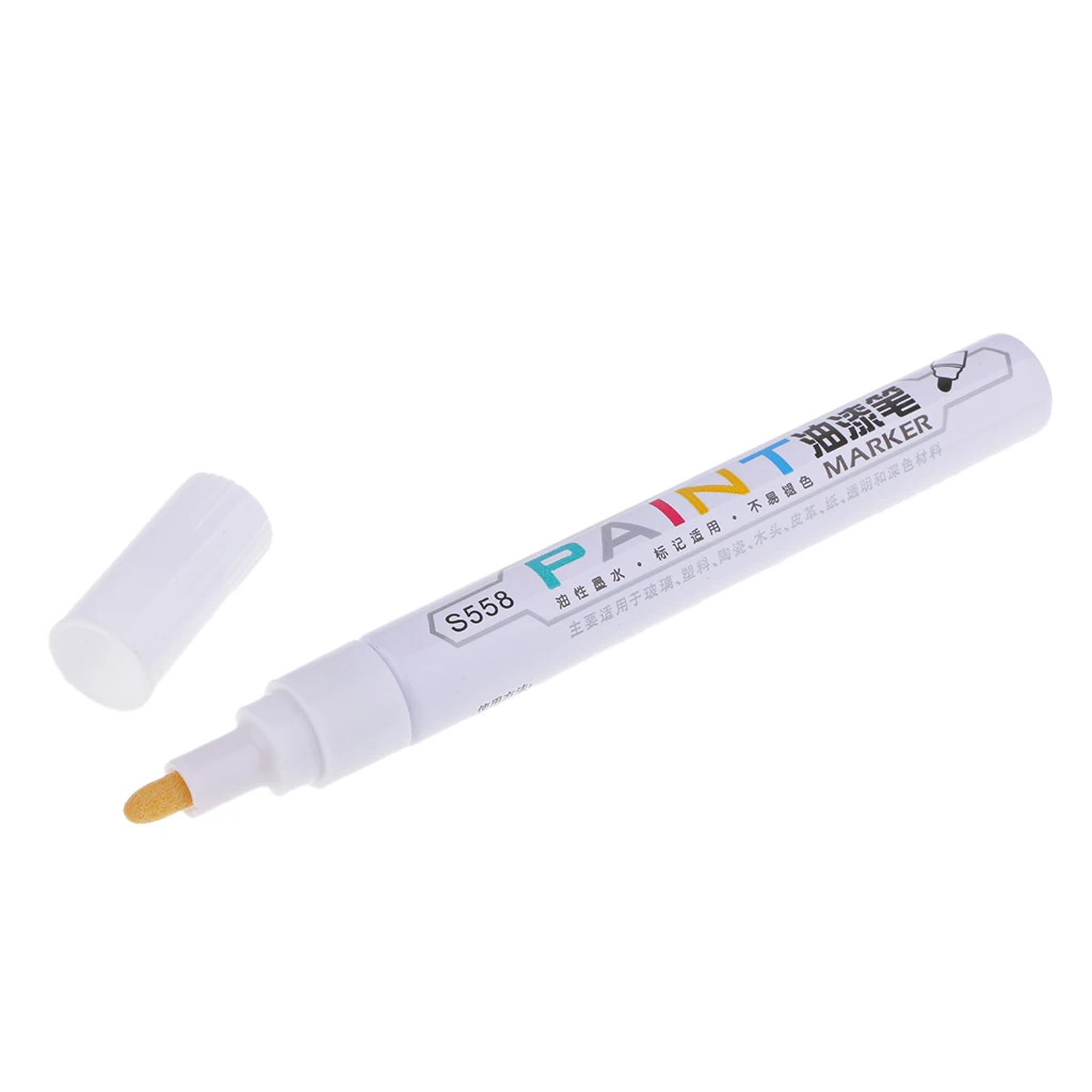 Permanent Waterproof Oil-Based Car Tyre Tread Rubber Metal Paint Marker Pen