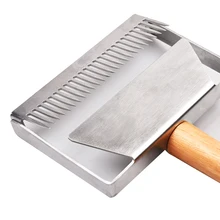 2 шт вилка для распечатывания медовых сот гребень деревянная ручка скребок Инструмент иглы редкий пчелиный улей Лопата пчеловодство оборудование для пчеловодства