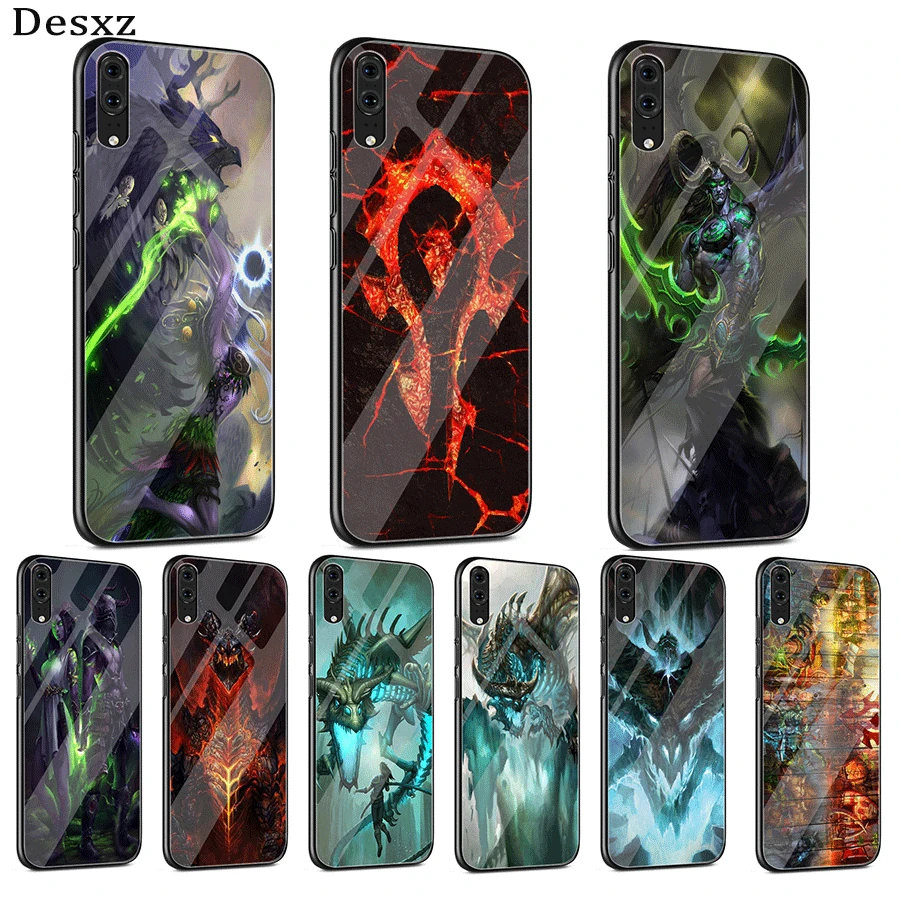 Чехол из ТПУ для телефона Huawei Mate Honor 8X 9 10 7A 20 P30 P20 P10 Lite Pro P Smart Cover World Of Warcraft|Бамперы| |