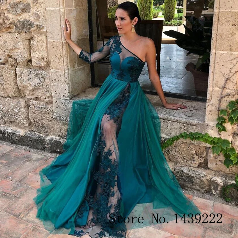 Sofuge Turquoise Avondjurken Een Schouder Half Mouwen Applicaties Formele Celebrity Jurken Robe De Soiree Avondjurk Sofuge Turquoise Avondjurken Een Schouder Half Mouwen Applicaties Formele Celebrity Jurken Robe De Soiree Avondjurk