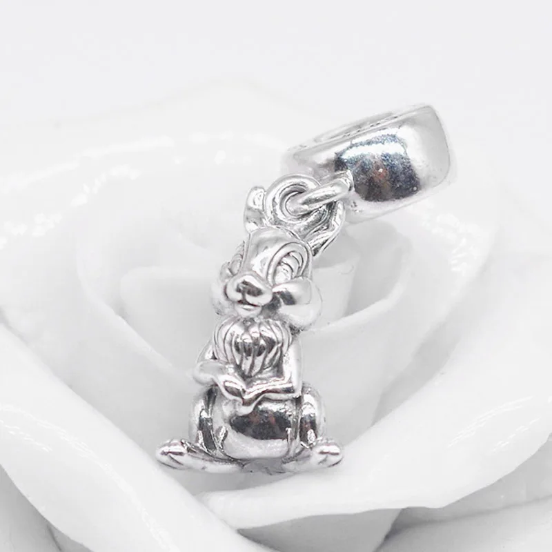 Original Mischievous But Well-meaning Thumper Pendant Beads Fit 925 Sterling Silver Animal Charm Pandora Bracelet DIY Jewelry