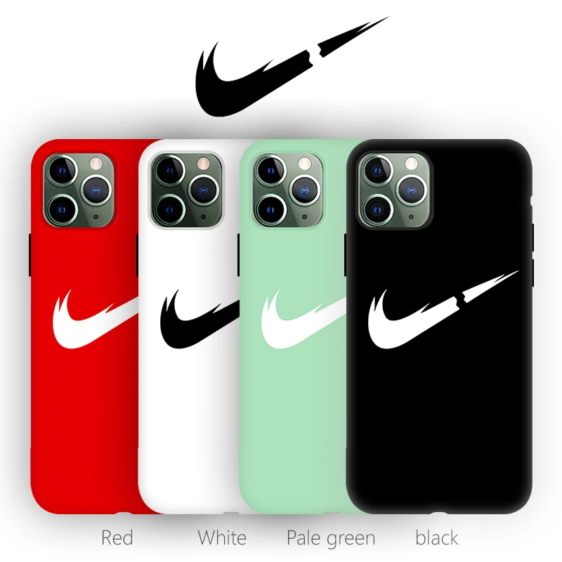 Marca de moda deportes Logo IMD suave para Apple IPhone 11 Pro Max 11 XS XR X 8 7 6 Plus funda trasera de silicona parachoques| | -