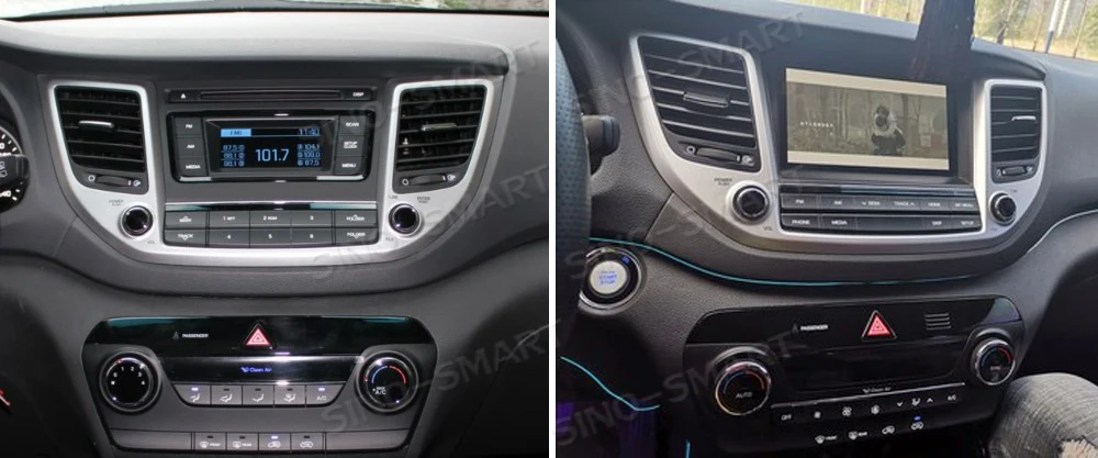 Cheap Sinosmart  Android 8.1 2Din IPS/QLED 2.5D screen car gps radio navigation player for Hyundai Tucson IX35 2011-2019 14