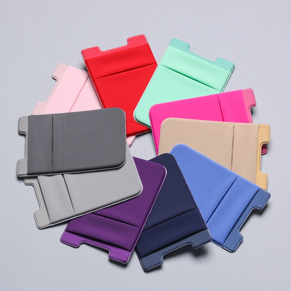 Купить Unisex Adhesive Sticker Phone Pocket Stick On Card Wallet High Quality Stretchy Cell Credit Sleeve Pouch  Багаж и сумки | Card  ID Holders (1005001867973690)