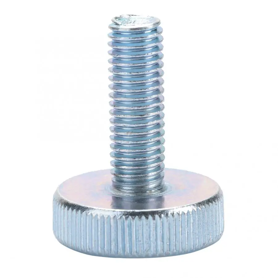 

10pcs Metric Screw Assortment M10 Zinc Plated Carbon Steel Easier To Drive Manually Flat Knurled Head Bolts Thumb Screws