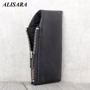 

Credit Card Case Genuine Leather Handmade Top-end Simple Bus Card Holder 100%Cowhide Women slim Wallets Men Mini Purse Money Bag