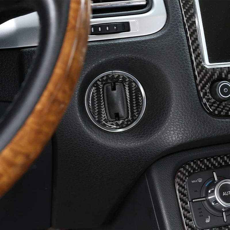 Внутренняя наклейка из углеродного волокна для Volkswagen Touareg 2011 2018 Rea Стайлинг
