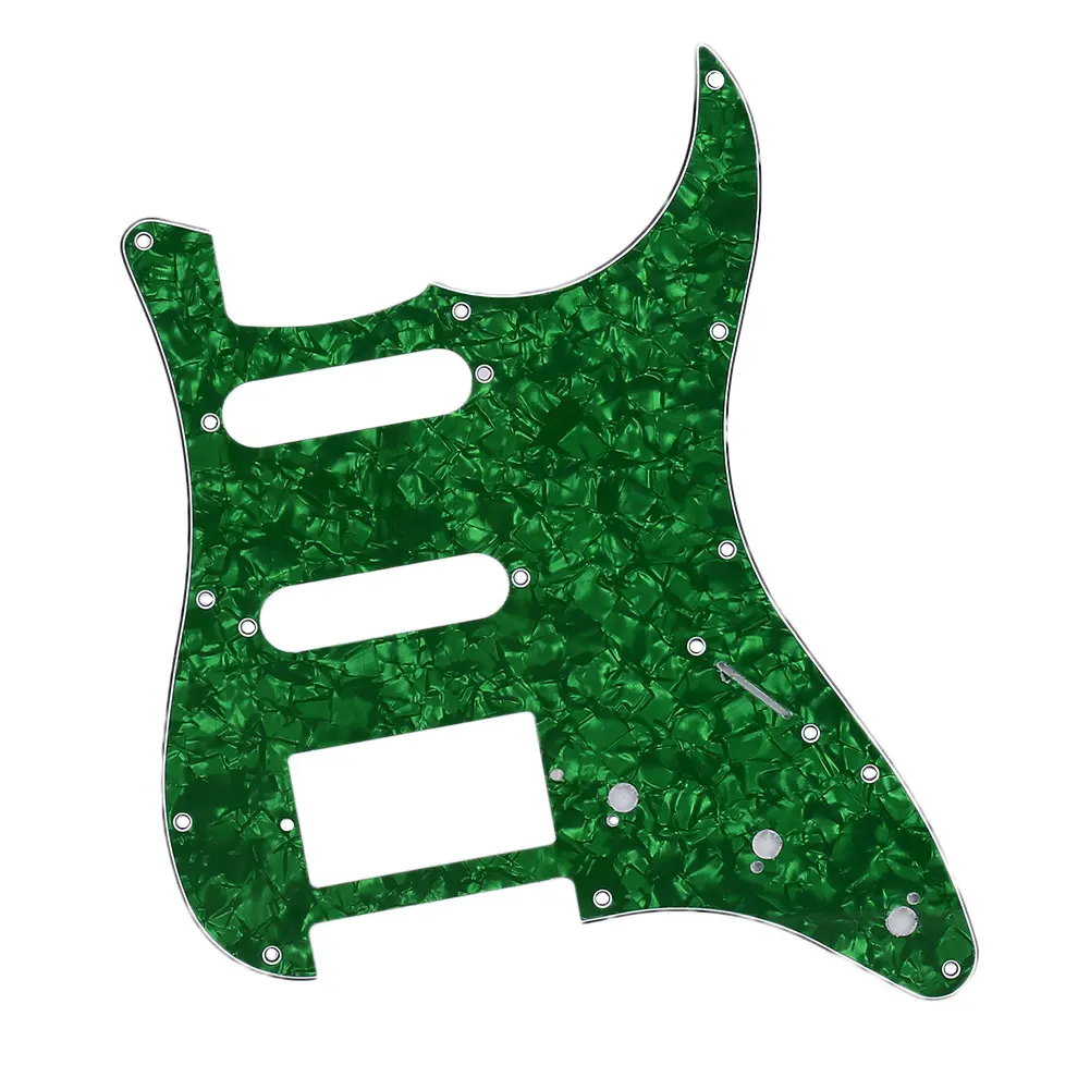 green pearl Pickguard PC Аксессуары для музыкальных инструментов пластина для скретч развлечения сменный фиксатор для электрогитары для ST - Цвет: green pearl