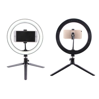 

3 Colors Adjustable Beauty Fill Light Selfie Ring Light Led Video Light Usb Photo Filling Light With Cellphone Holder