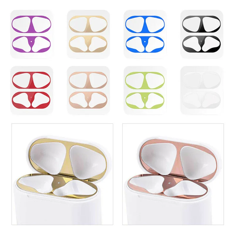 Dust-Proof Metal Sticker for Apple Airpods Pro Wireless Charging Box Earphone Case Cover Accessories Protection Sticker Skin (13)