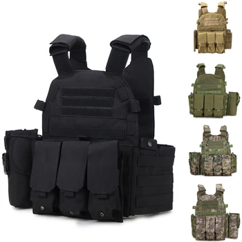 

6094 Tactical Vest CS Paintball Airsoft Outdoor Combination Vest Military Army Training Combat Protection Vests