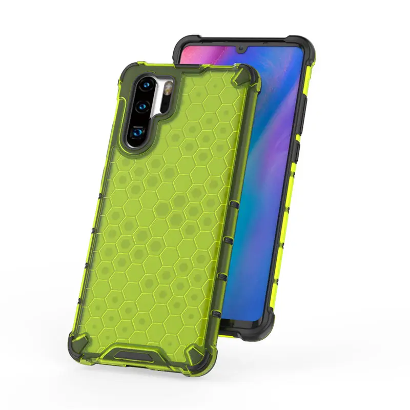 50 шт./партия Гибридный ТПУ+ PC сотовый узор задняя крышка для телефона huawei mate 30 Pro P30 Lite Nova 4E противоударный чехол