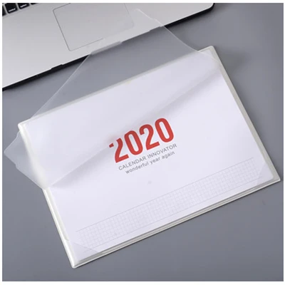 A4 006 Desk Calendar Planner Simplicity Agenda Table Calendar Weekly Planner Monthly To Do List Desktop Calendar Office - Цвет: A4 006