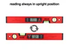 GVDA Digital Spirit Level Protractor Inclinometer Horizontal Scale Ruler 360 Degree with/without Magnets Electronic Angle Finder 2