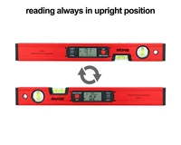 GVDA Digital Spirit Level Protractor Inclinometer Horizontal Scale Ruler 360 Degree with/without Magnets Electronic Angle Finder 2