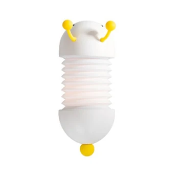 

Caterpillar Desk Lamp Wall-Mounted Telescopic Folding Cartoon Led Desk Lamp Rechargeable USB Night Light Bedside Lamp