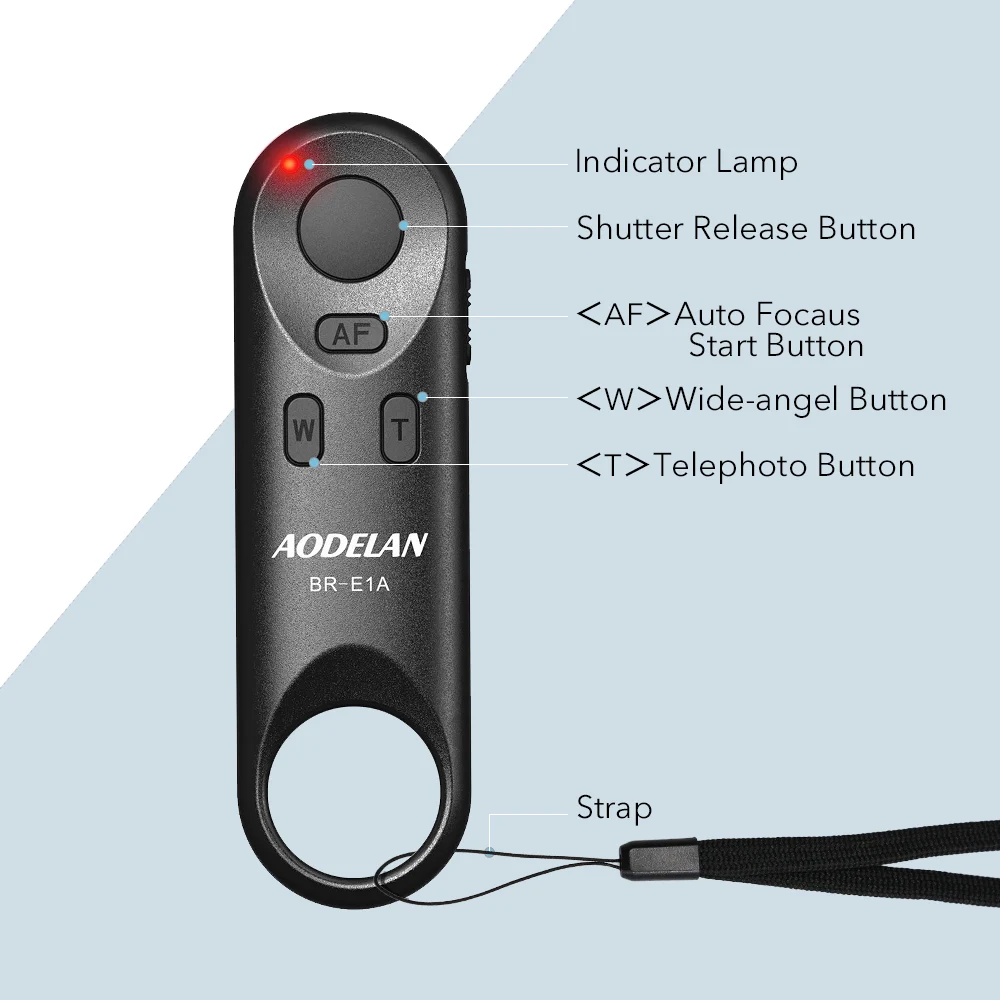 BR-E1 Wireless Remote Control Shutter Release for Canon EOS R100 R50 R8 R6II RP 850D 6DII 90D 77D 800D 200DII M200 M50II G7XIII images - 6