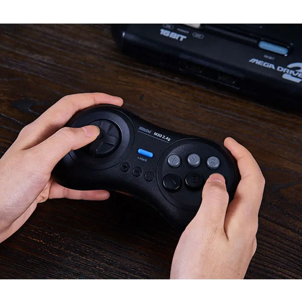 Беспроводной джойстик M30 2,4G для оригинальных игр sega Genesis и sega Mega Drive MD для nintendo Switch PC MAC