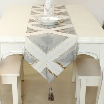 

Table Runner Classical Geometric Tablecloth For Restaurant Home Table Decor Chinese Style Rectangular Tablecloth High Quality