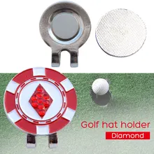 Практичный C523 сплав открытый знак мяч для гольфа маркер зажим для кепки для игры в гольф клуб подарок зажим для шляпы для гольфа комплект для гольфистов украшения