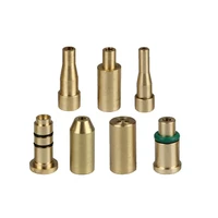 1pcs Gas Refill Adapter For Dunhill Dupont & Other Famous Petrol Lighters Reusable Special Inflatable Brass Nozzle Copper Head 1