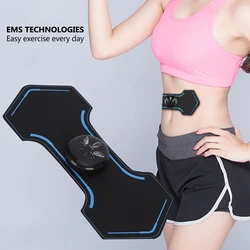 Portable Electrical Slimming Pad Mobile Massager Neck Waist Shoulders Pain Relief(Blue )EMS Body Massager Relax Decompress Care