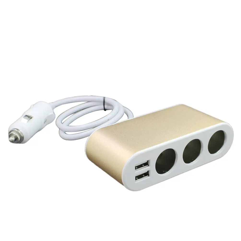 Автомобильное зарядное устройство для прикуривателя с двумя usb-портами, многофункциональное автомобильное зарядное устройство для мобильного телефона
