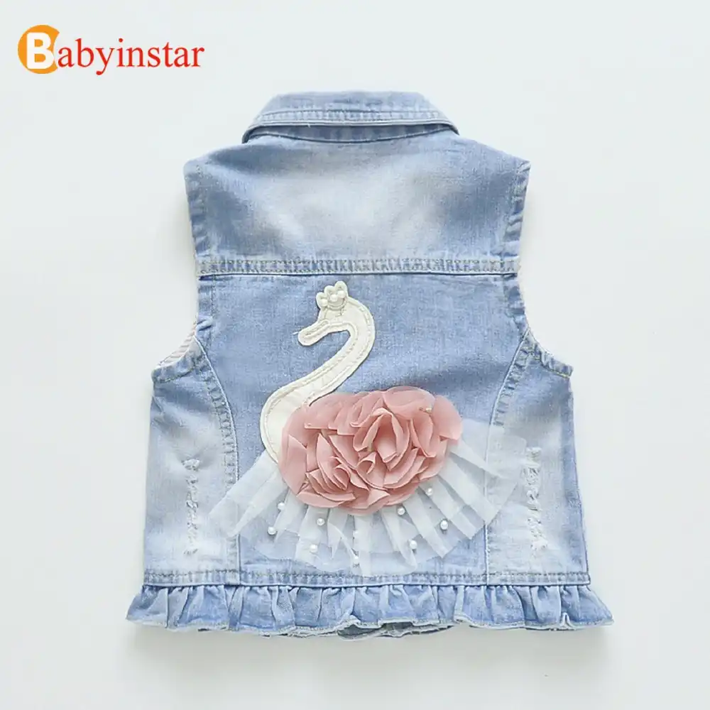 children's denim vest