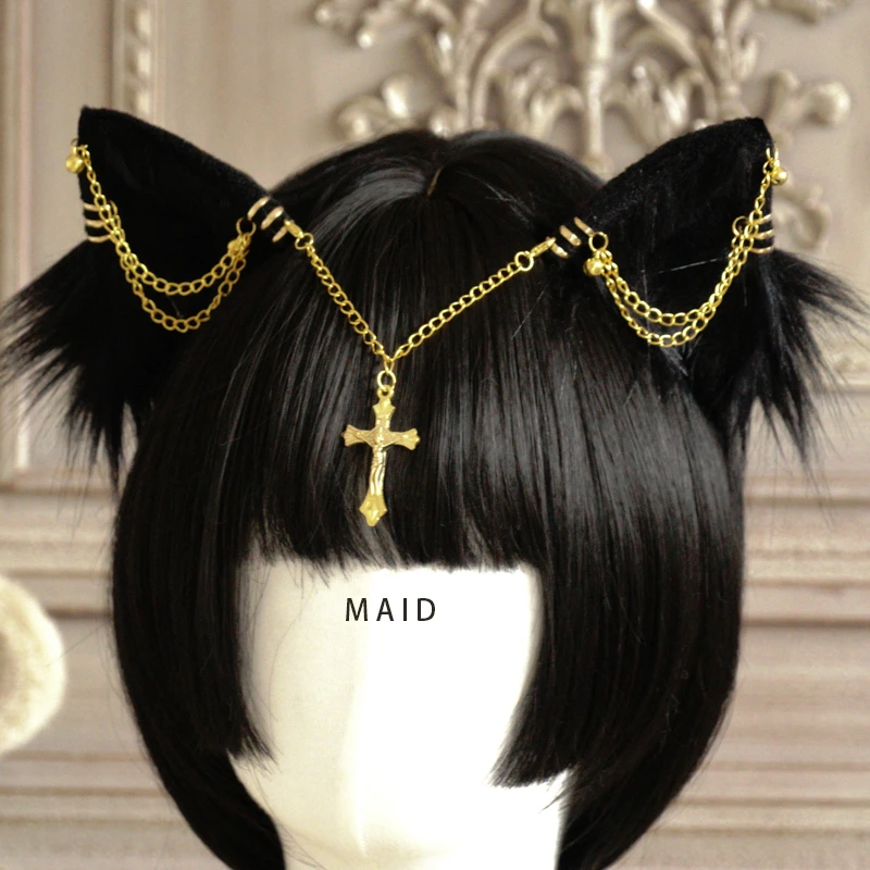 Chaine Lolita Originale Faite A La Main Oreille De Chat Gothique Vent Cos Bete Epingle A Cheveux Aliexpress Chaine Lolita Originale Faite A La Main Oreille De Chat Gothique Vent Cos Bete Epingle A Cheveux Aliexpress