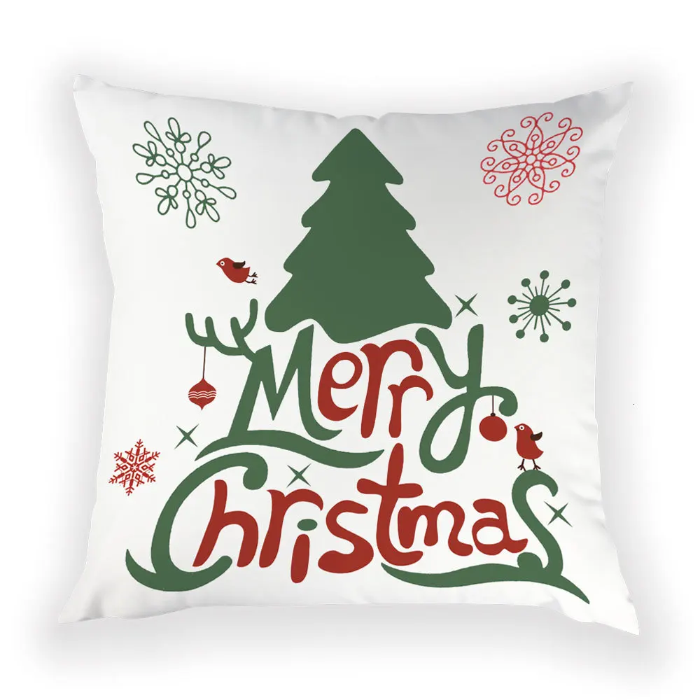 Новогоднее украшение подушки Санта Клаус подушки для дивана лось подушка Чехол 45*45 милые подушка стул декоративные подушки