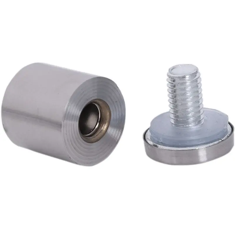 10 PCS 25mm x 30mm Stainless Steel Frameless Standoff Clamp for Glass