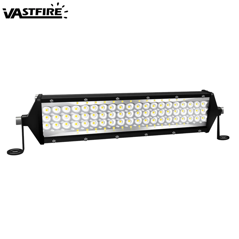 1 или 2 шт. 12 дюймов 88LED 5 ряд 264 Вт SMD LED 6500 к IP68 рабочий свет бар прожектор для пикап SUV