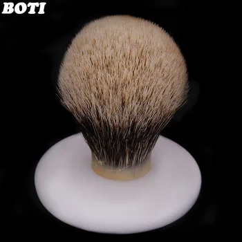 

Boti brush-SHD HOOK Finest Two Band Shaving Brush Knots Gel Tip Bulb Type Men's Beard Shaping Tool Round Chassis