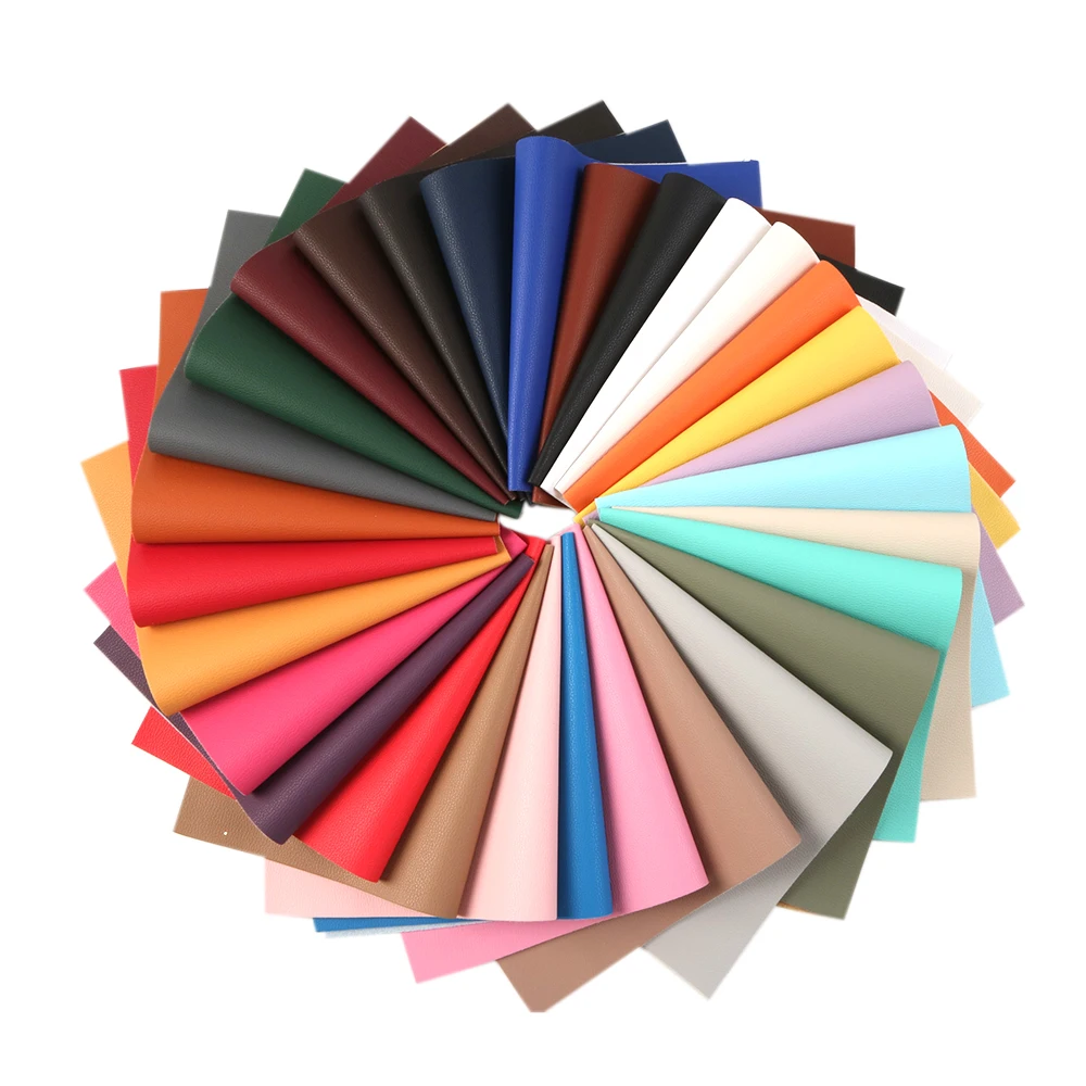 

David accessories 20*34cm Plain Color Litchi Synthetic Leather DIY Bow Bag Shoes Material Faux Leather Fabric Decoration,c8249